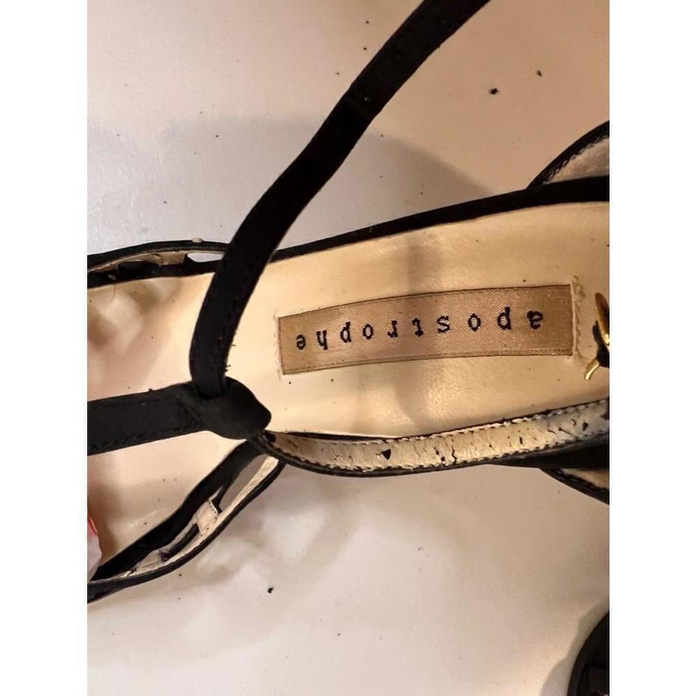 Apostrophe Black Heels Women's Size 7M - Picture 8 of 12